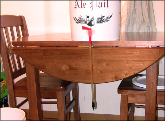 mashing in the grains