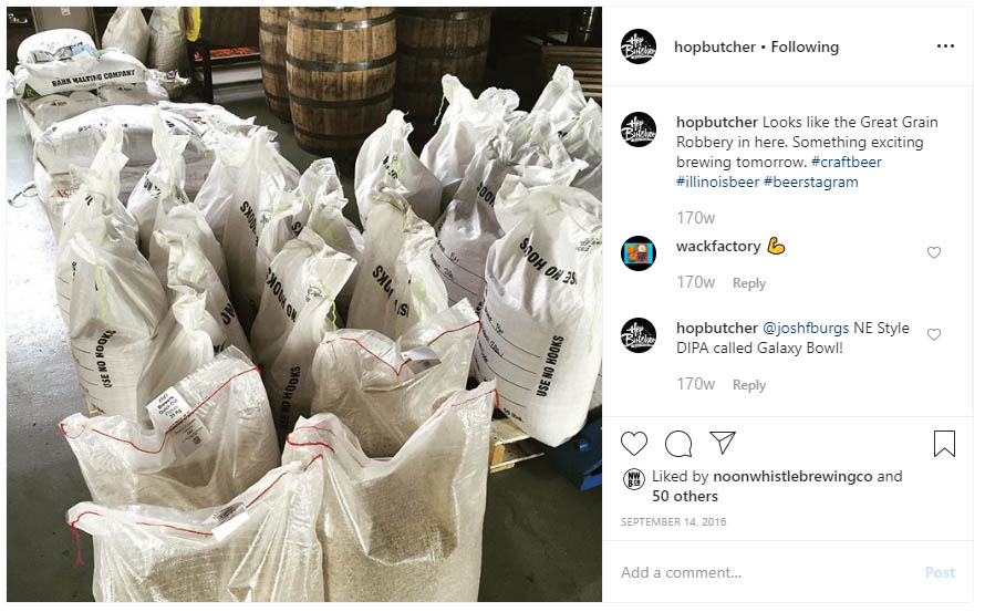 mashing in the grains